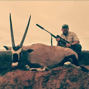 Hunting Gemsbok in South Africa