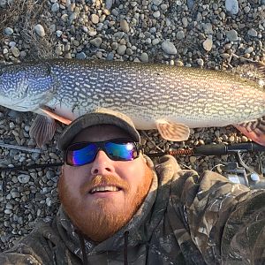 25 Pound Pike Fishing