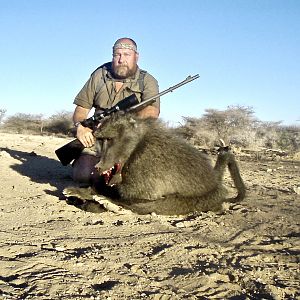 Hunting Baboon in Namibia