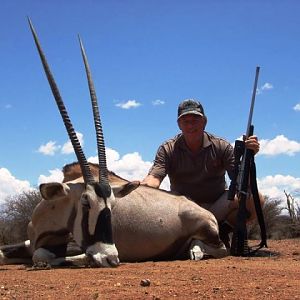 Hunting Gemsbok in Namibia