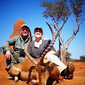 Hunting Impala in Namibia