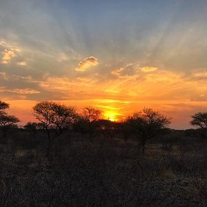 Sunset in Africa