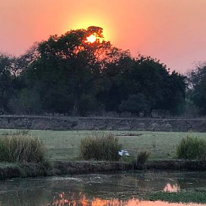 Sunset in Zimbabwe