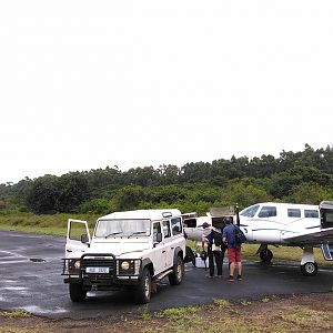 Collecting hunters from Air Charter