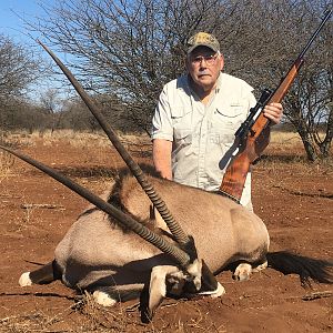 Hunting Gemsbok in South Africa