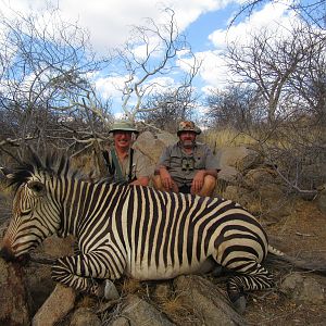 Namibia Hunting Hartmann's Mountain Zebra