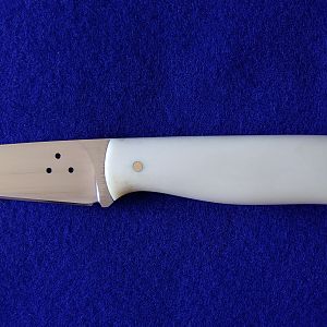 EDC Hunting Knife with Giraffe bone