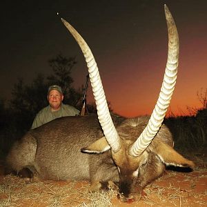 Hunt Waterbuck in South Africa