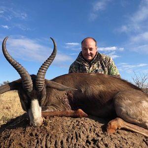 South Africa Hunting Black Springbok