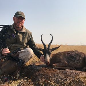 Bow Hunt Black Springbok in South Africa