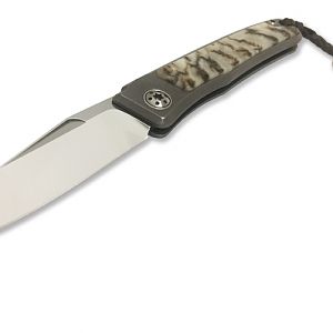 Arno Bernard Knife - Sheep Horn Rinkhals Slip Joint Folder