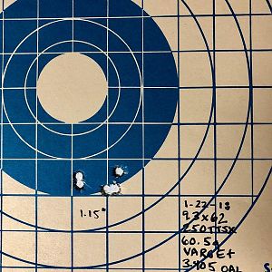 CZ 550 9.3x62 British Style Rifle Range Shots