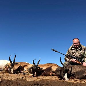 Hunting White, Common, Copper & Black Springbok in South Africa