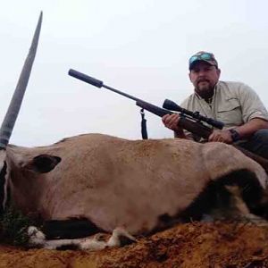 Hunting Gemsbok in South Africa