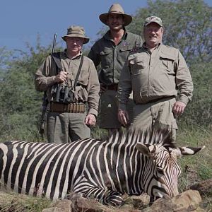 Namibia Hunt Hartmann's Mountain Zebra