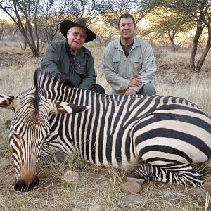 Namibia Hunting Hartmann's Mountain Zebra