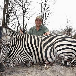 Hunting Chapman's Zebra in Namibia