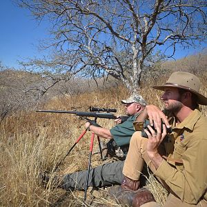 Hunting with Shooting Sticks & Glassing Game Namibia