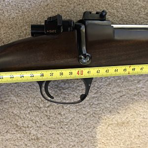 English .375 H&H Mauser Action Rifle