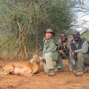 My father, Professional Hunters and East African Impala from Masailand