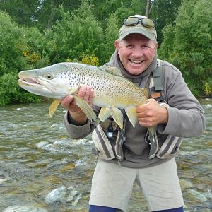 Fly Fishing Brown Trout in New Zealand