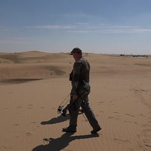 Bow Hunting Arabian Oryx in United Arab Emirates