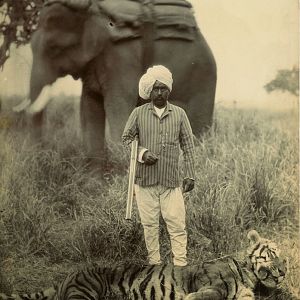 British Hunting in India 1920s