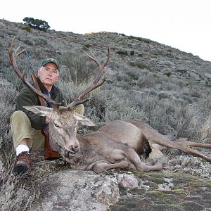 My Father and Red Deer from Spain