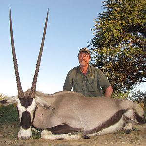 Hunting Gemsbok in South Africa