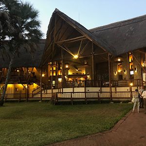 David Livingstone Safari Lodge and Spa situated  on the Zambezi river