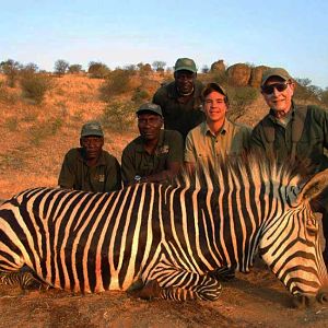 Hunt Hartmann's Mountain Zebra in Namibia