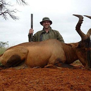 Hunting Red Hartebeest in Namibia