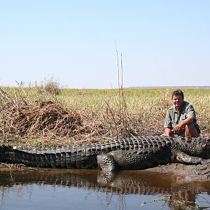 Namibia Hunting Crocodile