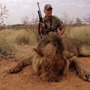 Hunting Lion in Namibia