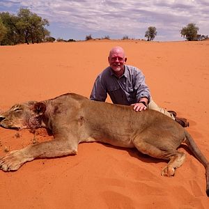 Lioness Hunt Namibia