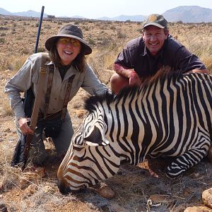 Namibia Hunting Hartmann's Mountain Zebra