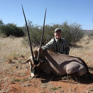 Hunting Gemsbok in Namibia