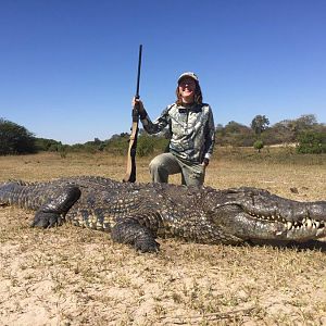 Namibia Hunting Crocodile