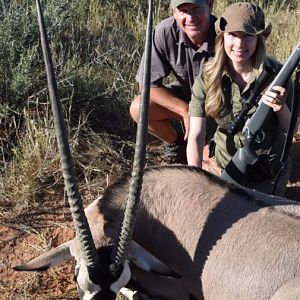 Hunting Gemsbok in Namibia