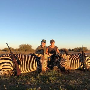 Namibia Hunt Hartmann's Mountain Zebra