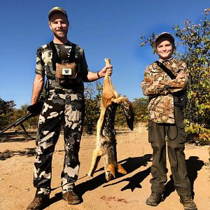 Hunting Jackal in Namibia