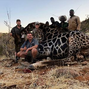 Hunt Giraffe in Namibia