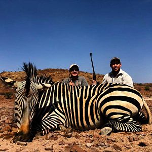 Hunting Hartmann's Mountain Zebra in Namibia