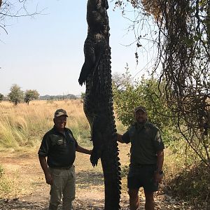 Hunting Crocodile in the Caprivi Namibia