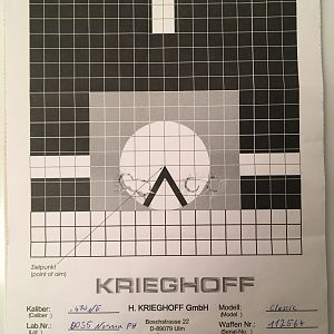 Krieghoff Big Five in 470NE Range Shots