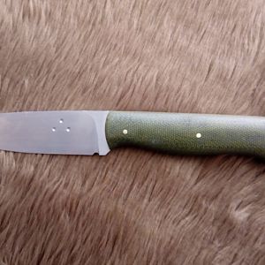 A 12C27 Light Hunter Knife  with OD Micarta