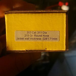 303 Cal 215 Gr Round Nose