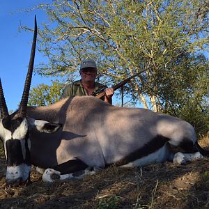 Hunting Gemsbok in South Africa