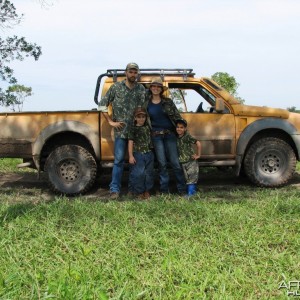 My family going to hunt ducks