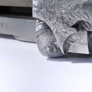 Cape Buffalo Engraving on Double Rifle